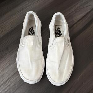 Vans Classic Slip On White Women's Size 5